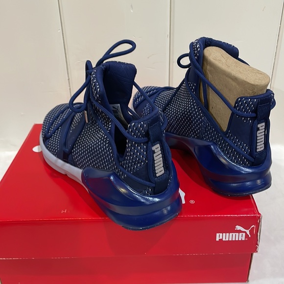 Puma Women's Fierce Rope Velvet VR Sneaker Blue Depths/Icelandic New In Box - Picture 7 of 9